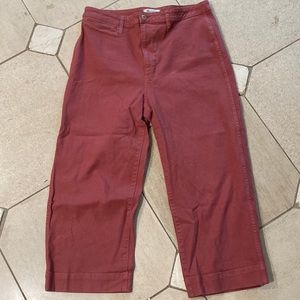 Madewell Slim Evett Wide Leg Crop